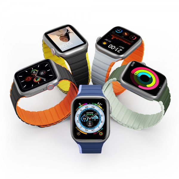 Apple Watch 38/40/41/42mm Armband LD Series Blå Lila