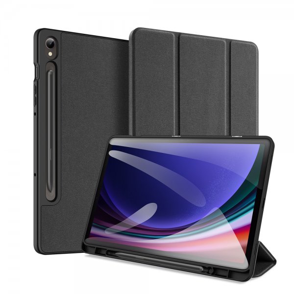 Samsung Galaxy Tab S9 FE/S10 FE/S10 Lite Fodral DOMO Series Svart
