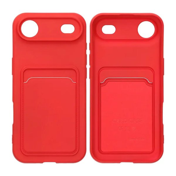 iPhone Air Skal Korthållare Röd