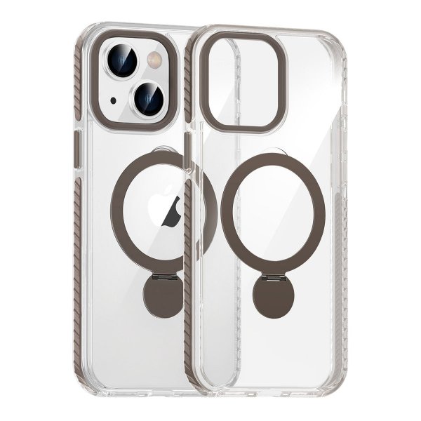 iPhone 15 Skal Ringstativ MagSafe Transparent