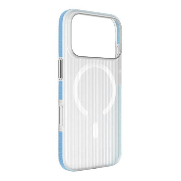 iPhone 17 Pro Skal Korrugerad MagSafe Blå