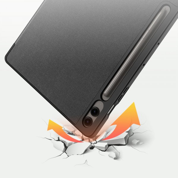Samsung Galaxy Tab S9 Plus/S9 FE Plus/S10 Plus Fodral DOMO Series Svart