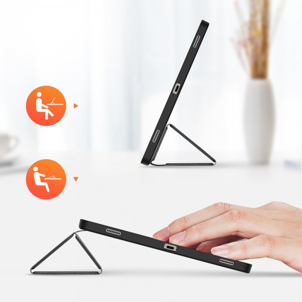 Samsung Galaxy Tab S9 Plus/S9 FE Plus/S10 Plus Fodral DOMO Series Svart