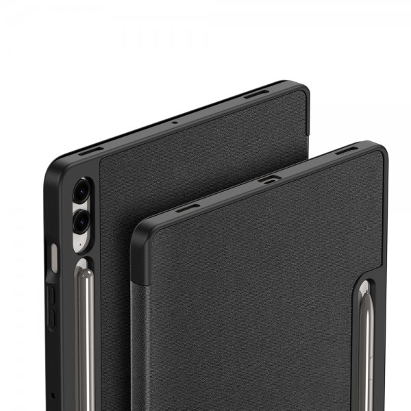 Samsung Galaxy Tab S9 Plus/S9 FE Plus/S10 Plus Fodral DOMO Series Svart