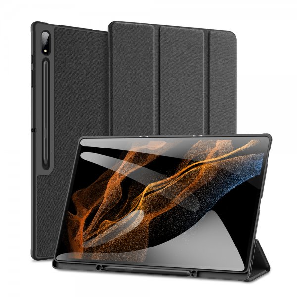 Samsung Galaxy Tab S8 Ultra/S9 Ultra/S10 Ultra Fodral DOMO Series Svart