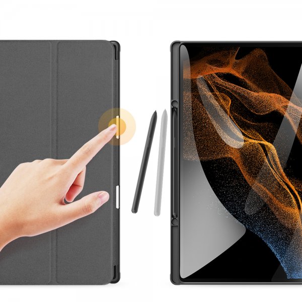 Samsung Galaxy Tab S8 Ultra/S9 Ultra/S10 Ultra Fodral DOMO Series Svart