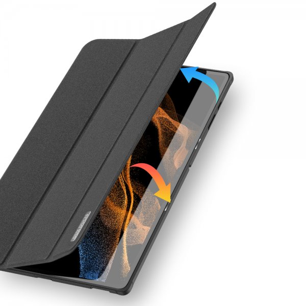 Samsung Galaxy Tab S8 Ultra/S9 Ultra/S10 Ultra Fodral DOMO Series Svart