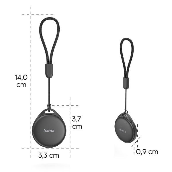 Apple/Android Smart Tracker Nyckelfinnare 2-pack