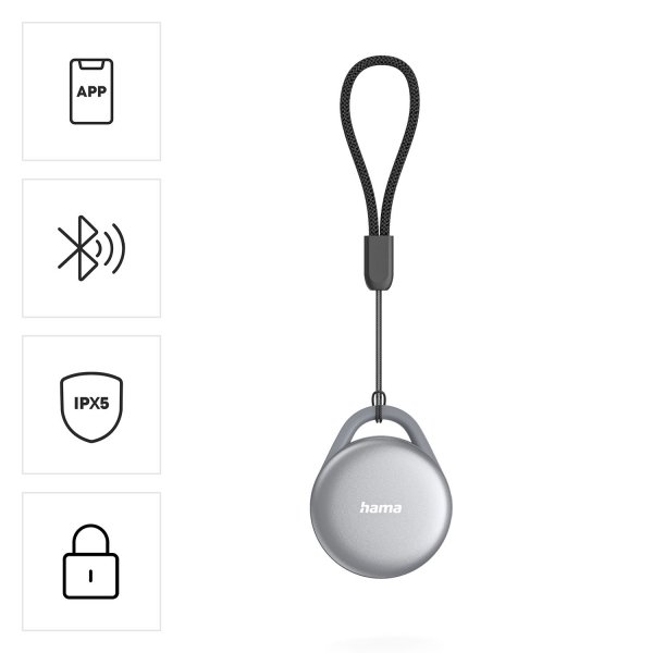 Apple/Android Smart Tracker Nyckelfinnare Uppladdningsbar