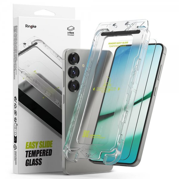 Samsung Galaxy S25 Skärmskydd Easy Slide 2-pack