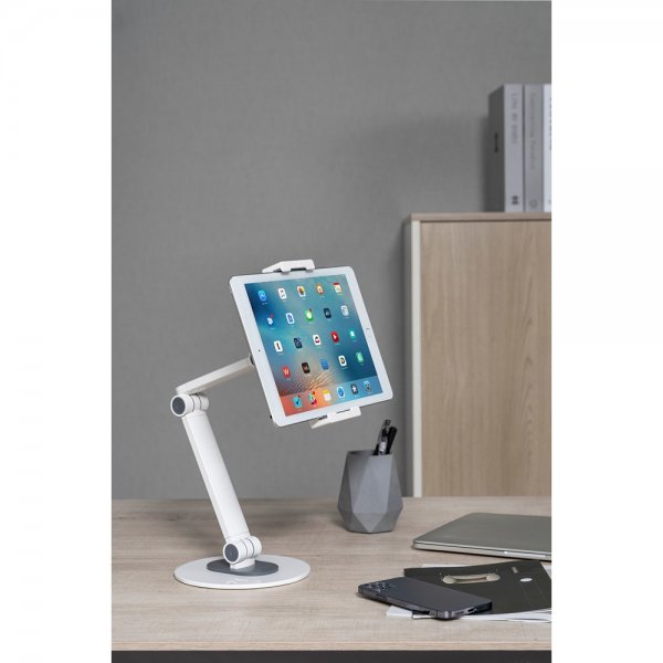 Tablet Desk Stand with Arm 4.7" - 12.9"