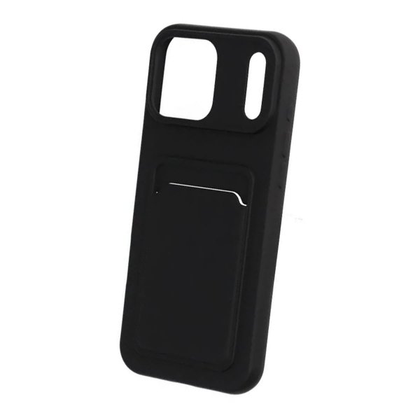 iPhone 17 Pro Max Skal Korthållare Svart