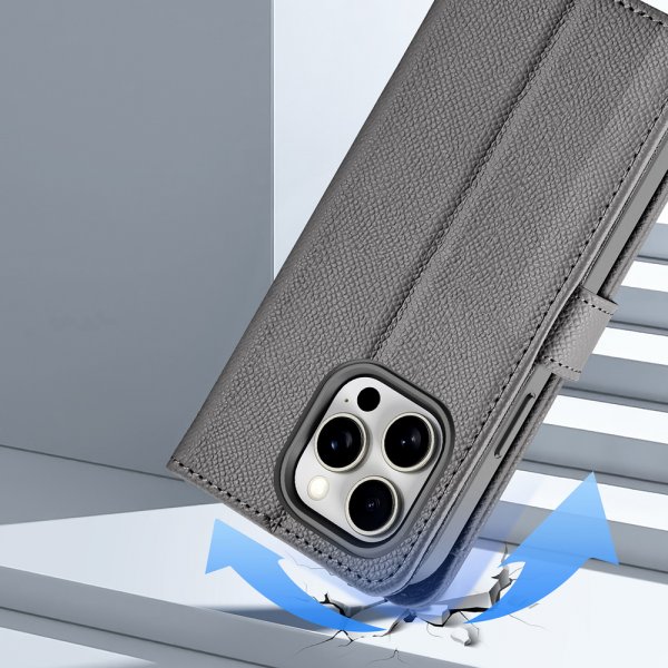 iPhone 15 Pro Max Fodral 2-i-1 Lawa Series MagSafe Grå