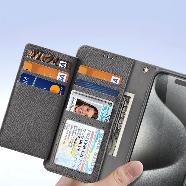 iPhone 15 Pro Max Fodral 2-i-1 Lawa Series MagSafe Grå