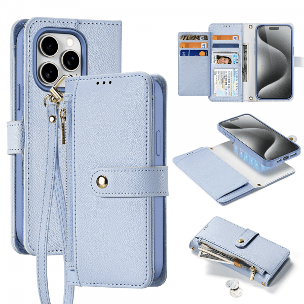 iPhone 15 Pro Max Fodral 2-i-1 Lawa Series MagSafe Blå