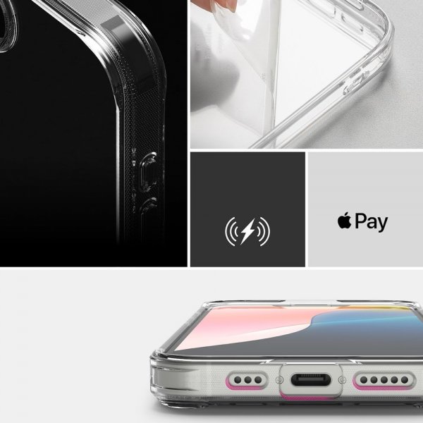 iPhone 16e/iPhone 17e Skal Fusion Transparent