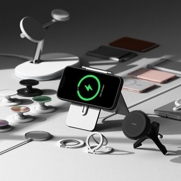 iPhone 16e/iPhone 17e Skal Silicone Magnetic Svart