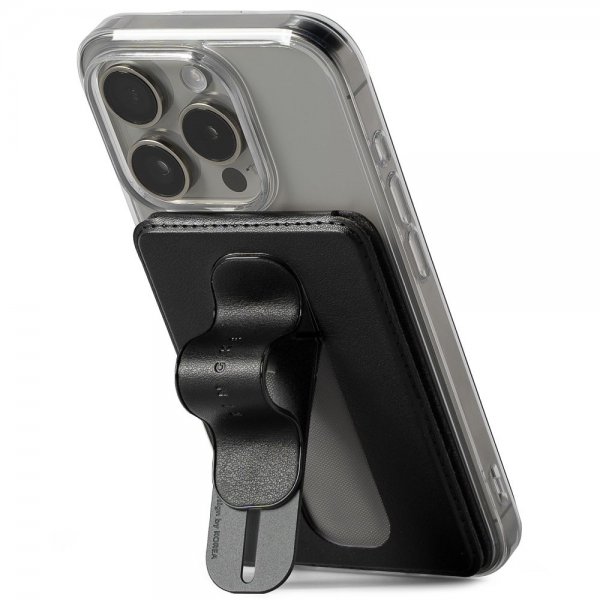 MagSafe Korthållare Slide Grip Wallet Magnetic Svart