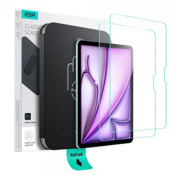 iPad Air 13 (M2/M3) Skärmskydd UltraFit 2-pack