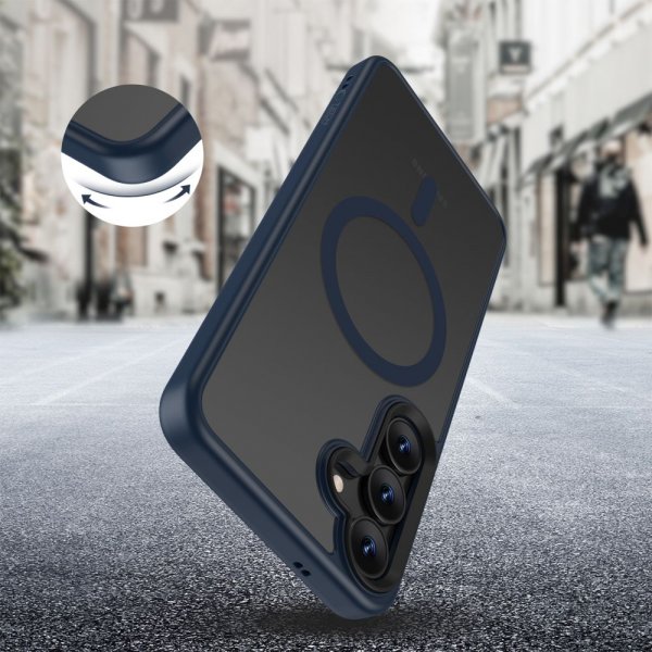 Samsung Galaxy S25 Skal MagMat MagSafe Matte Navy