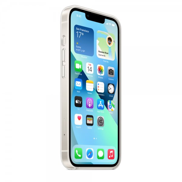 Original iPhone 13 Skal Clear Case MagSafe Transparent