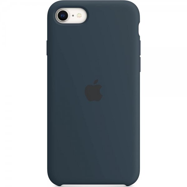 Original iPhone 7/8/SE Skal Silicone Case Abyss Blue