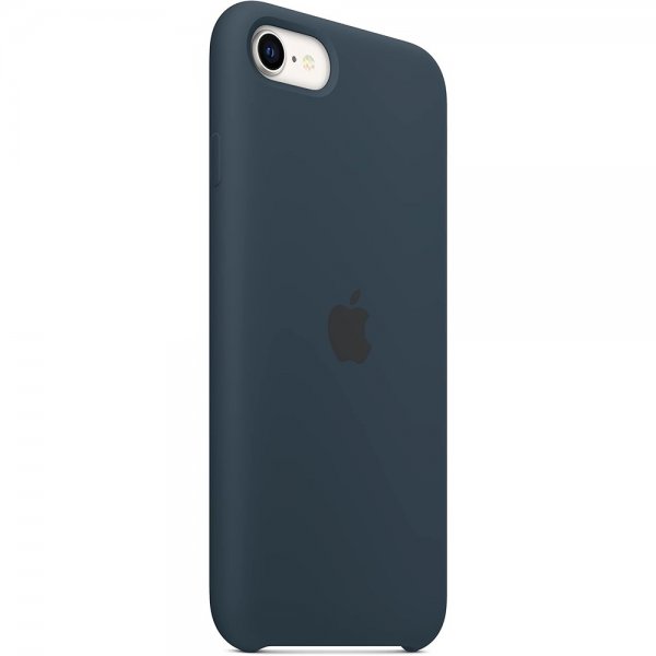 Original iPhone 7/8/SE Skal Silicone Case Abyss Blue