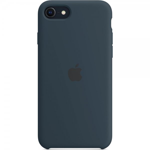 Original iPhone 7/8/SE Skal Silicone Case Abyss Blue