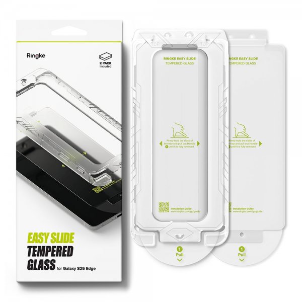Samsung Galaxy S25 Edge Skärmskydd Easy Slide 2-pack