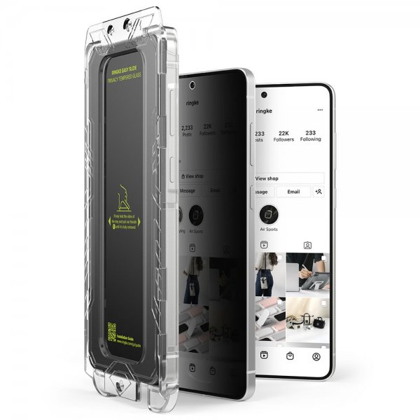 Samsung Galaxy S25 Edge Skärmskydd Easy Slide Privacy 2-pack