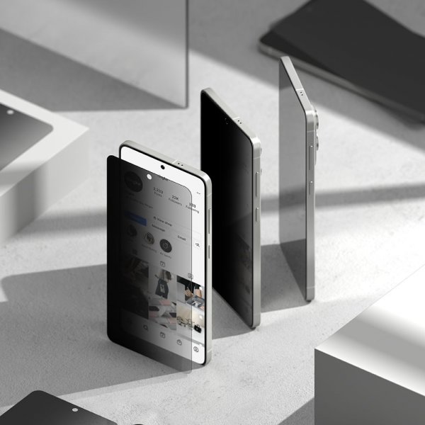 Samsung Galaxy S25 Edge Skärmskydd Easy Slide Privacy 2-pack