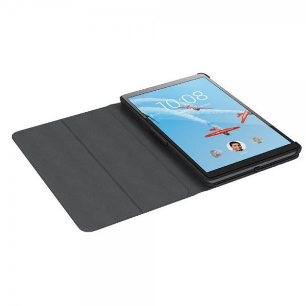 Original Tab M10 HD (2nd Gen) TB-X306 Fodral Folio Case and Film Svart