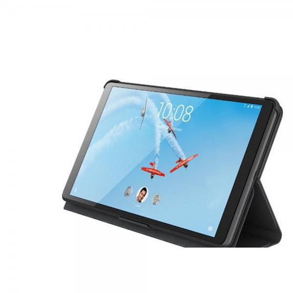 Original Tab M10 HD (2nd Gen) TB-X306 Fodral Folio Case and Film Svart