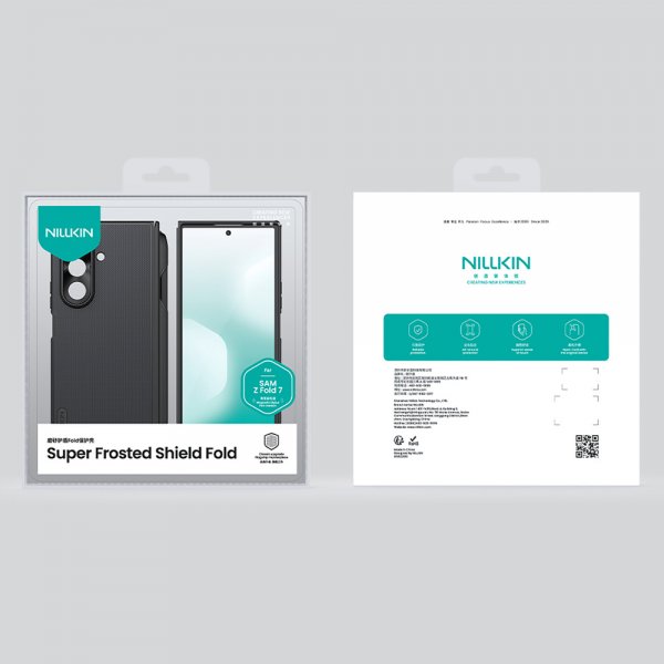 Samsung Galaxy Z Fold 7 Skal Super Frosted Shield Fold MagSafe Svart