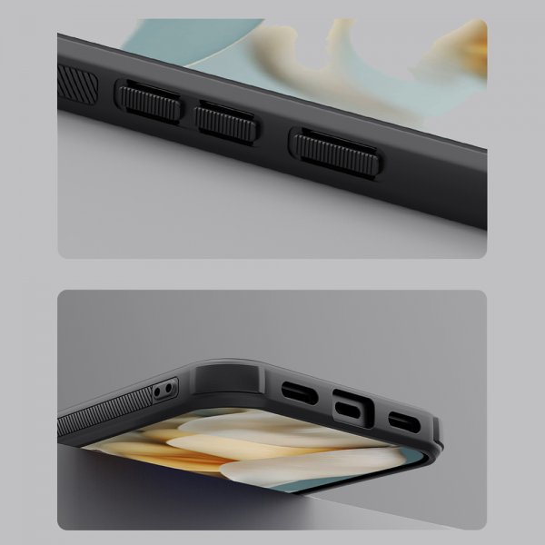 Google Pixel 10 Pro XL Skal Super Frosted Shield Pro Svart