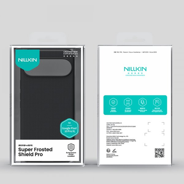 Google Pixel 10 Pro XL Skal Super Frosted Shield Pro Svart