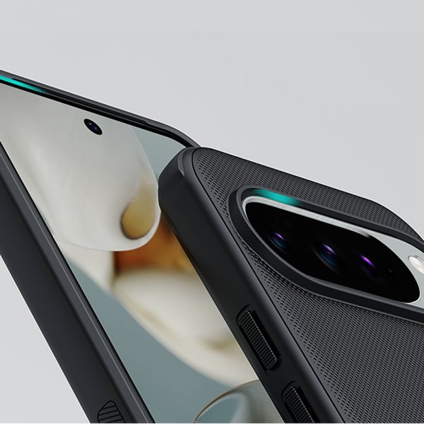 Google Pixel 10/Pixel 10 Pro Skal Super Frosted Shield Pro Svart