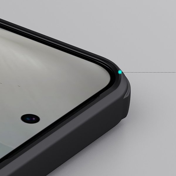 Google Pixel 10/Pixel 10 Pro Skal Super Frosted Shield Pro Svart