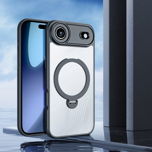 iPhone Air Skal Aimo Series MagSafe Kickstand Svart