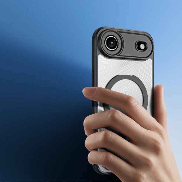 iPhone Air Skal Aimo Series MagSafe Kickstand Svart