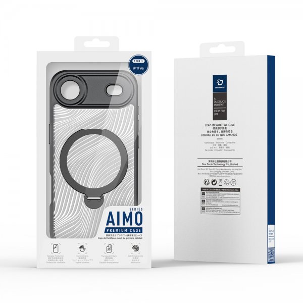 iPhone Air Skal Aimo Series MagSafe Kickstand Svart