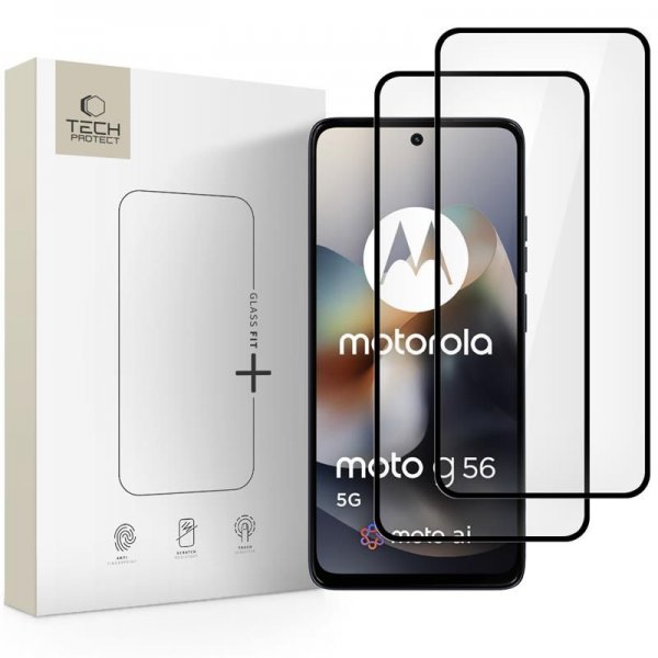 Motorola Moto G56 Skärmskydd Glass Fit+ 2-pack