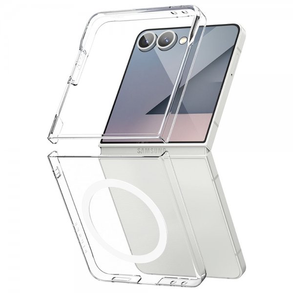 Samsung Galaxy Z Flip 7 Skal Slim Magnetic Transparent
