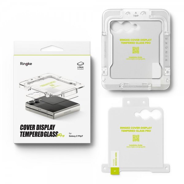 Samsung Galaxy Z Flip 7 Skärmskydd Easy Slide 2-pack
