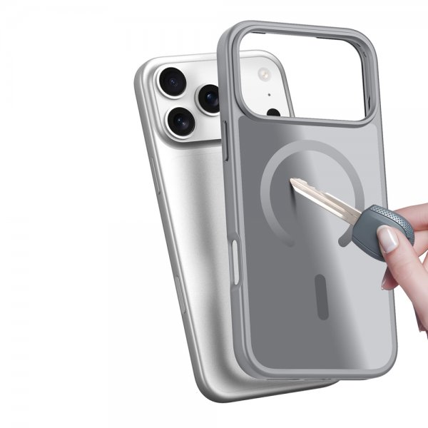 iPhone 17 Pro Max Skal Yind Series MagSafe Grå