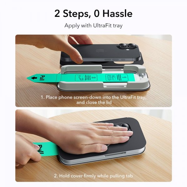 iPhone 16 Pro/iPhone 17 Skärmskydd UltraFit 2-pack