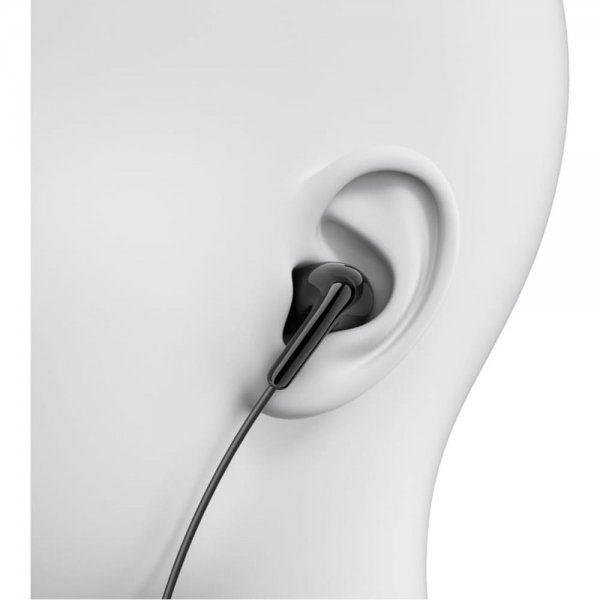 Trådade USB-C Hörlurar Type-C Earphones Svart