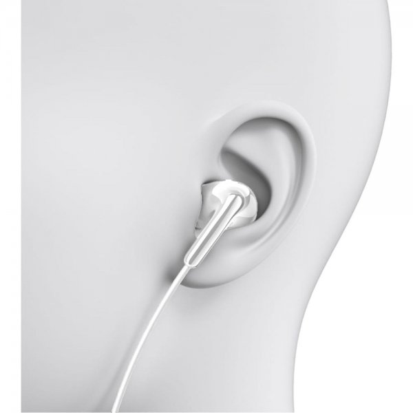 Trådade USB-C Hörlurar Type-C Earphones Vit