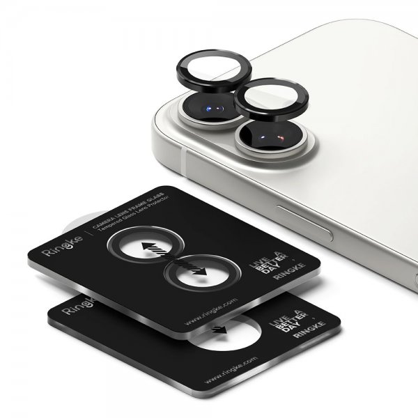 iPhone 17 Kameraskydd Camera Lens Frame 2-pack