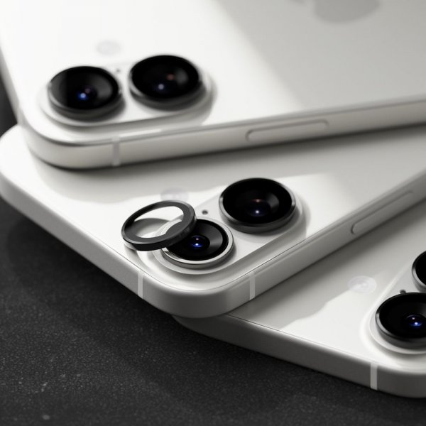 iPhone 17 Kameraskydd Camera Lens Frame 2-pack